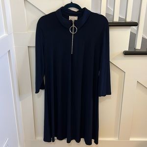 Ivy Road Navy Swing Dress Sz XL